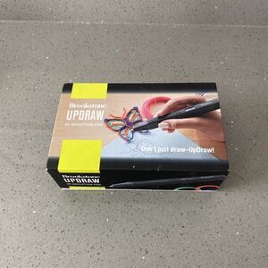 Brookstone Updraw 3D Sculpting Pen w/Filament Pack  Draw Drawing Craft Art Open